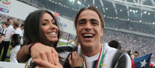 Alessandro Matri in maglia bianconera.