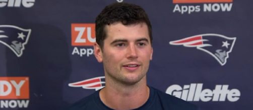 Stidham was the Patriots’ fourth round pick in the 2019 NFL Draft (Image Credit: New England Patriots/YouTube)