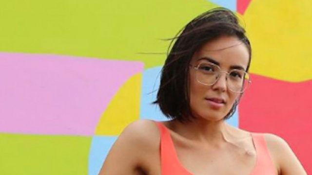 Agathe Auproux pose en 'brassi&egrave;res en coton' sur Instagram. Credit : Instagram/agatheauproux