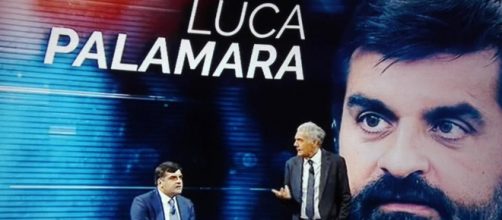 Luca Palamara ospite di Massimo Giletti a Non è l'Arena.