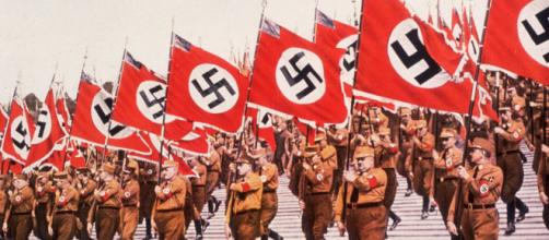 Desfile en Alemania de las tropas del Tercer Reich