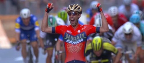 La vittoria di Vincenzo Nibali alla Milano Sanremo di due anni fa.