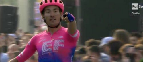 Alberto Bettiol, la vittoria al Giro delle Fiandre.