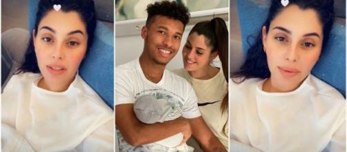 Absente des réseaux sociaux après la naissance de son fils Leeroy, Coralie Porrovecchio raconte son hospitalisation après l'accouchement.