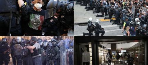 Les Etats-Unis, divisés entre émeutes et rassemblements pacifiques - parismatch.com