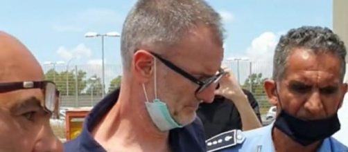 Massimo Carminati esce dal carcere di Oristano.