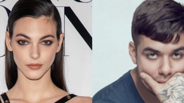 A sinistra la top model Vittoria Ceretti, a destra il dj Matteo Milleri.