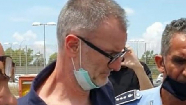 Massimo Carminati esce dal carcere di Oristano.