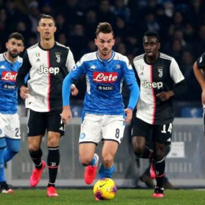 Napoli e Juve, l'una contro l'altra con in palio la Coppa Italia 2020.