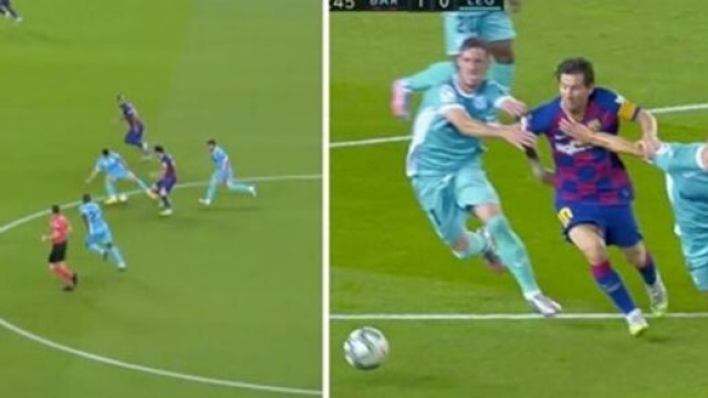 Lionel Messi était en feu contre Leganés - capture d'ecran vidéo Twitter