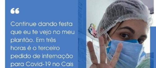 Médica fez sucesso com post na internet. (Reprodução/ Instagram/ @jornal_opopular)