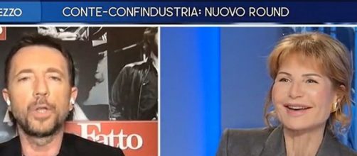 Otto e mezzo: Scanzi e Gruber contro Salvini.
