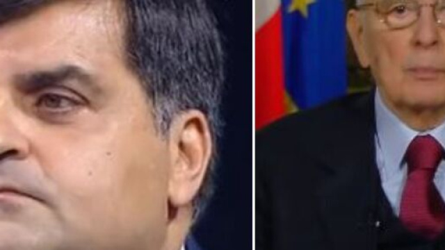 Luca Palamara e Giorgio Napolitano.