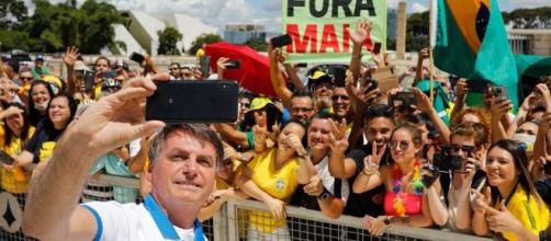Protestos antidemocráticos com a presença de Jair Bolsonaro. (Arquivo Blasting News)