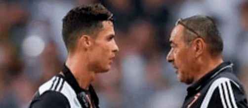 Juventus, possibile tensione fra CR7 e Sarri.