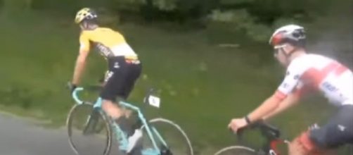 Primoz Roglic e Tadej Pogacar impegnati al Campionato sloveno di ciclismo