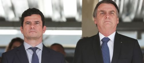 Sérgio Moro e Jair Bolsonaro. (Arquivo Blasting News)