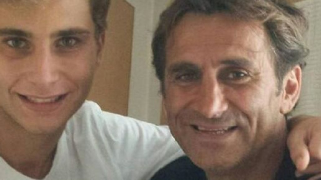 Alex Zanardi e suo figlio Niccol&ograve;