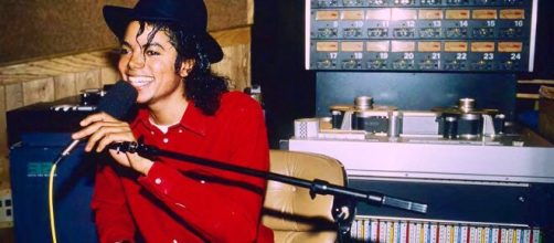 Michael Jackson in studio di registrazione