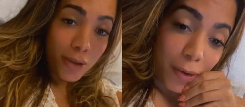 Anitta gravou um vídeo no hospital confirmando sua doença. (Arquivo Blasting News)