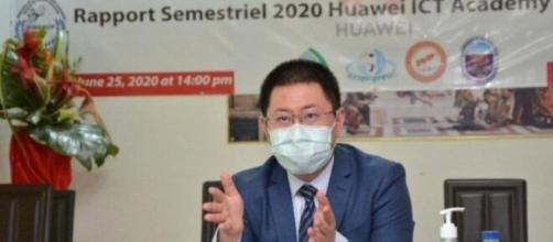 Du Yin, Directeur de Huawei Cameroun lors de la présentation du rapport ICT Academy 2020 (c) Huawei Cameroun