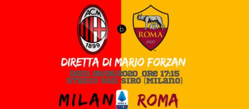 Serie A: La prima gara della domenica è tra Milan e Roma alle 17:15