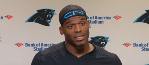 Newton won the Most Valuable Player (MVP) trophy in 2015 (Image Credit: Carolina Panthers/YouTube)