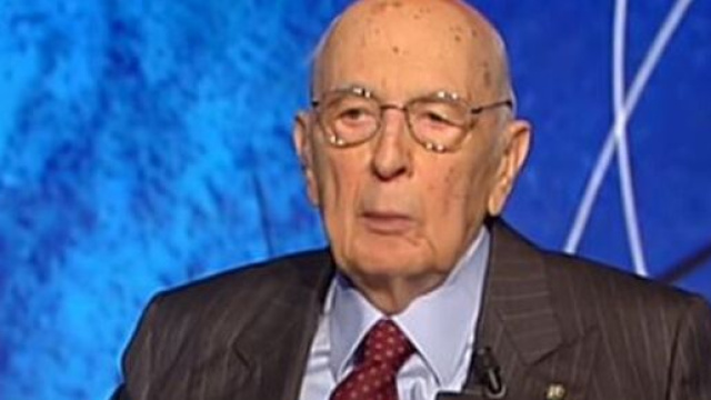 Giorgio Napolitano, presidente emerito della Repubblica.
