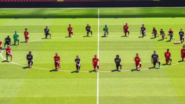 Les joueurs de Liverpool montrent leur soutien &agrave; George Floyd - petitesannoncesafrique.com