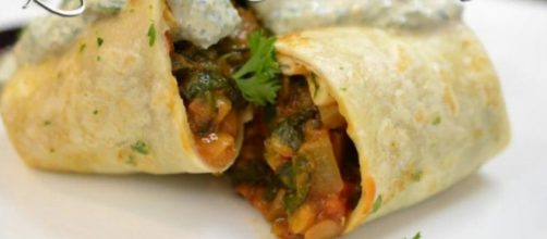 Tasty lentil burrito recipe - [Source: Laurie's Kitchen - YouTube]