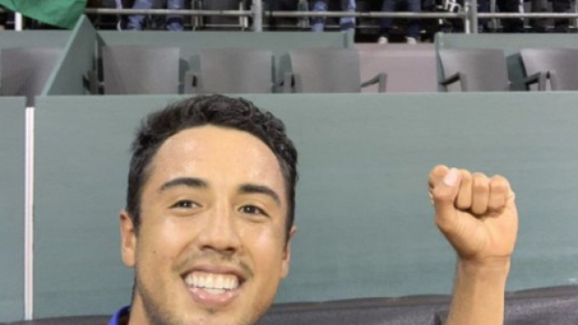 Hugo Dellien, grand espoir du tennis bolivien (Credit : Twitetr Hugo Dellien)