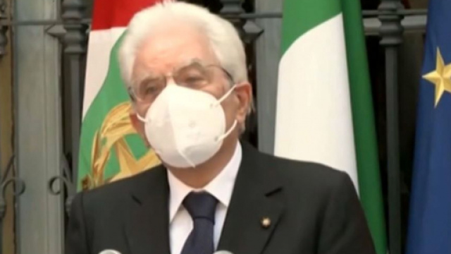 Il Presidente della Repubblica Sergio Mattarella.