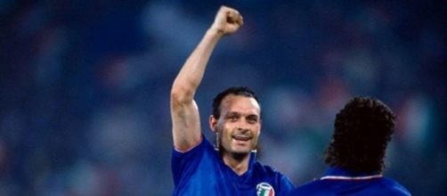 Totò Schillaci, capocannoniere ai Mondiali italiani del 1990.