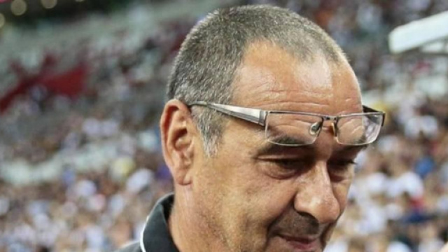 Maurizio Sarri, tecnico della Juventus.