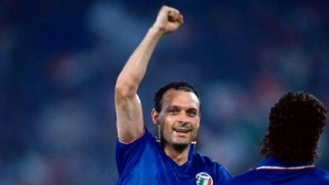 Totò Schillaci, capocannoniere ai Mondiali italiani del 1990.