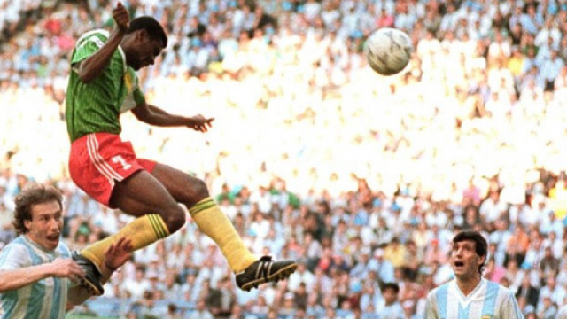 Milano, 8 giugno 1990: lo storico 'volo' di Omam-Biyik che piega l'Argentina.