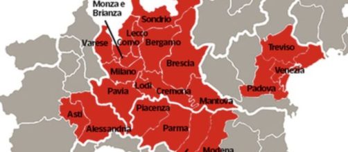 Coronavirus, secondo il report monitoraggio, la Lombardia registra il 70% dell'infezione.