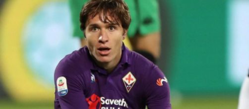 Federico Chiesa, centrocampista offensivo della Fiorentina.