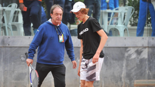 Riccardo Piatti e Jannik Sinner: il momento di tornare in campo si avvicina.