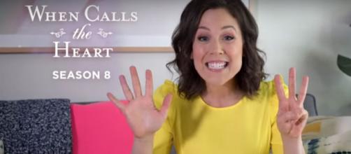 "When Calls the Heart" was sure of Season 8 in April and production soon starts with COVID-19 precaution.[Image source:Hallmark-YouTube]