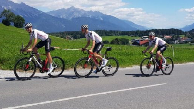 Il Team Sunweb in ritiro a Kuhtai