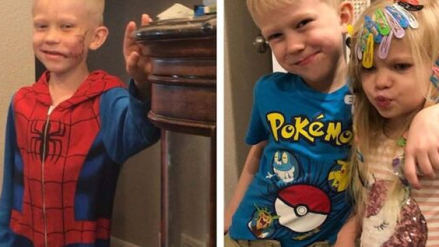 Bridger Walker, fan de super-héros devenu le héros de sa petite soeur après un acte de grande bravoure - capture Facebook