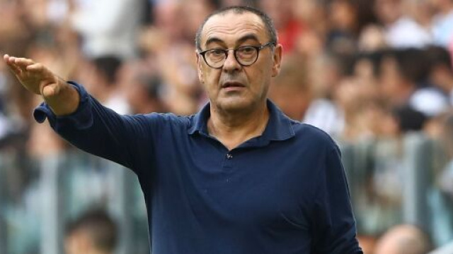 Maurizio Sarri, tecnico della Juventus.