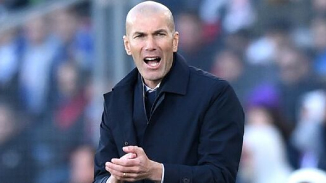 Zinedine Zidane, allenatore del Real Madrid.