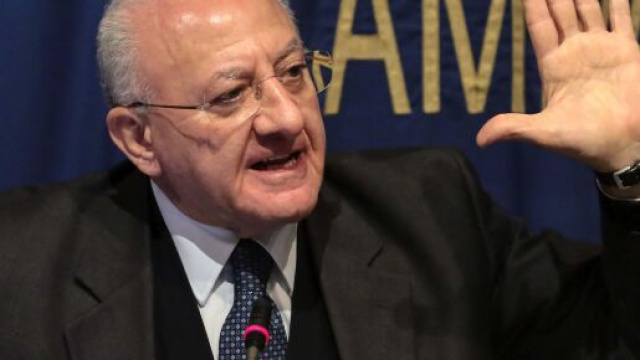 Vincenzo De Luca, governatore della Campania, è stato intervistato da Bruno Vespa.