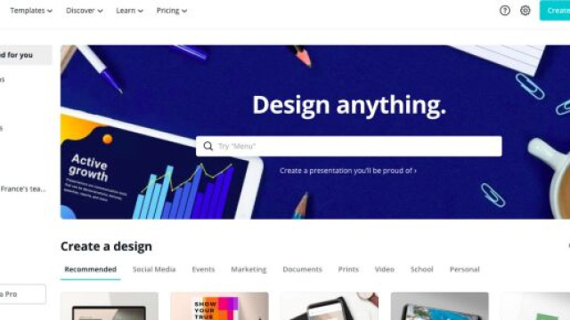 Canva l'alternative &agrave; Photoshop qui s&eacute;duit de plus en plus - photo capture d'&eacute;cran Canva