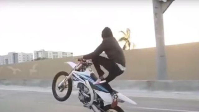 Rodeo Sauvage &agrave; Lyon il renverse un enfant de 5 ans - photo capture d'&eacute;cran YouTube