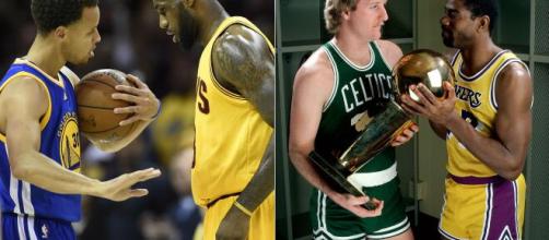 Warriors x Cavaliers e Celtics x Lakers são consideradas as maiores rivalidades da NBA de todos os tempos. (Arquivo Blasting News)
