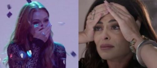 Carolina ficará arrasada com a felicidade de Eliza em 'Totalmente Demais'. (Fotomontagem/TV Globo)