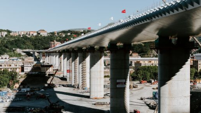 Il nuovo Ponte Genova San Giorgio percorribile dal 5 agosto.